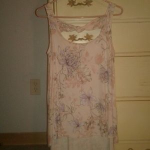 Cute high/low tank top